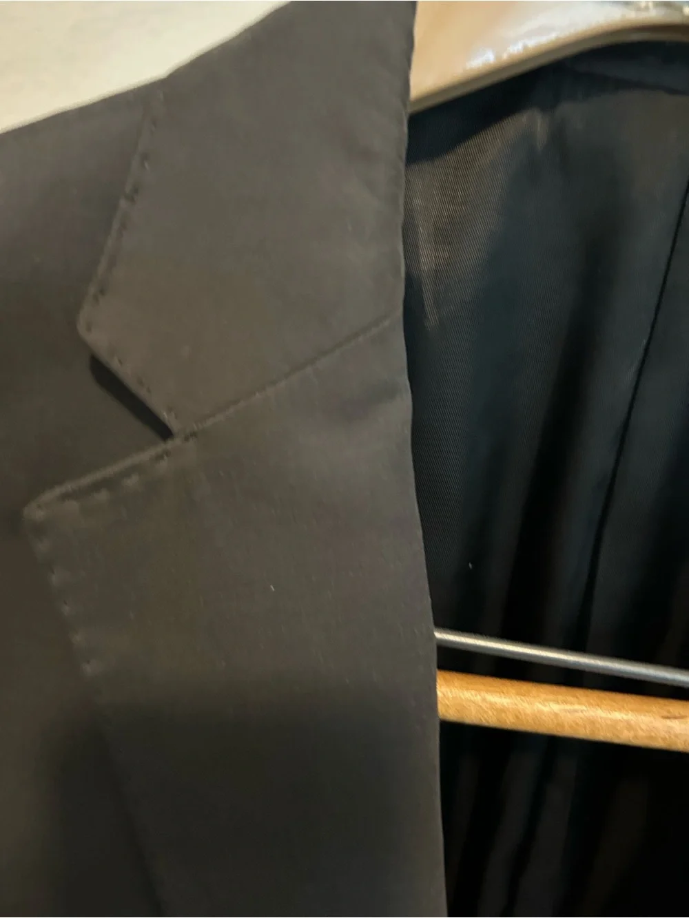 Calvin Klein Men's Dark Gray Two-Button Blazer